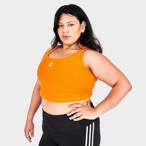 Adidas Originals Adicolor Essentials Rib Crop Tank Top HF3354 Women's
